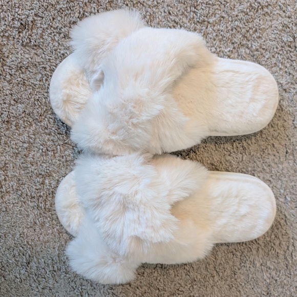 AERIE Womens Sleep Boxers (3 ) pair PLUS New Pair of Fluffy Slippers - Picture 9 of 12